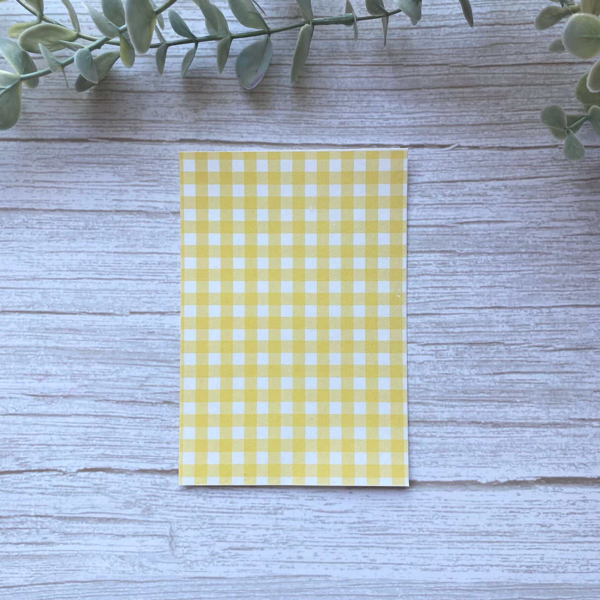 Gingham - Water Soluble Transfer