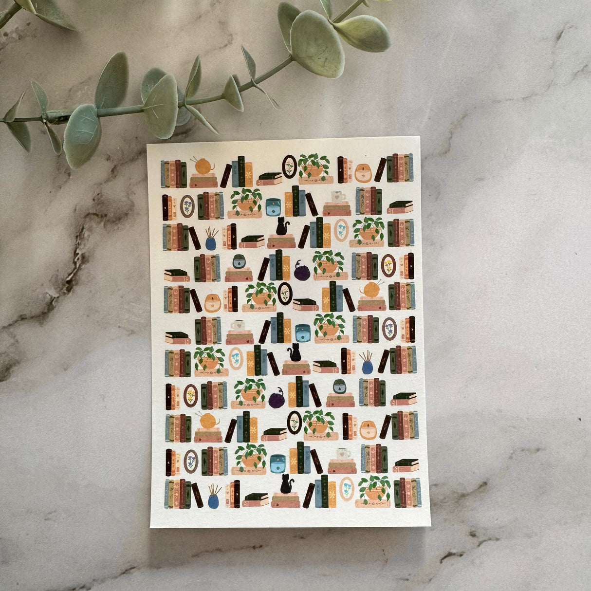 Bookshelf - Water Soluble Transfer