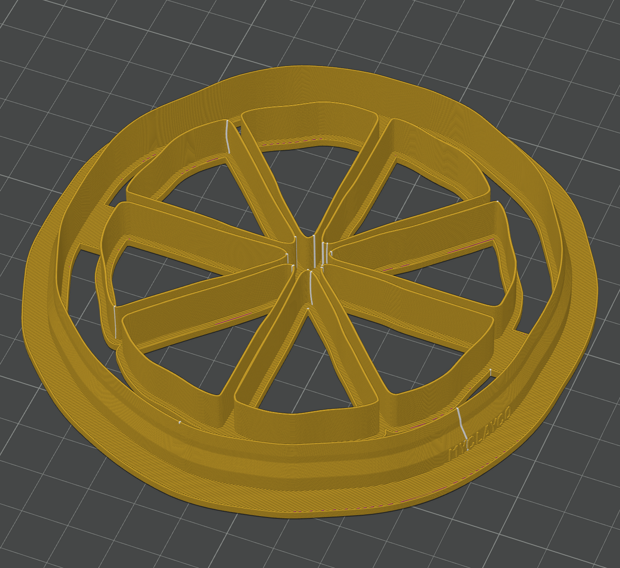 Citrus Slice Decor Cutter STL - digital download