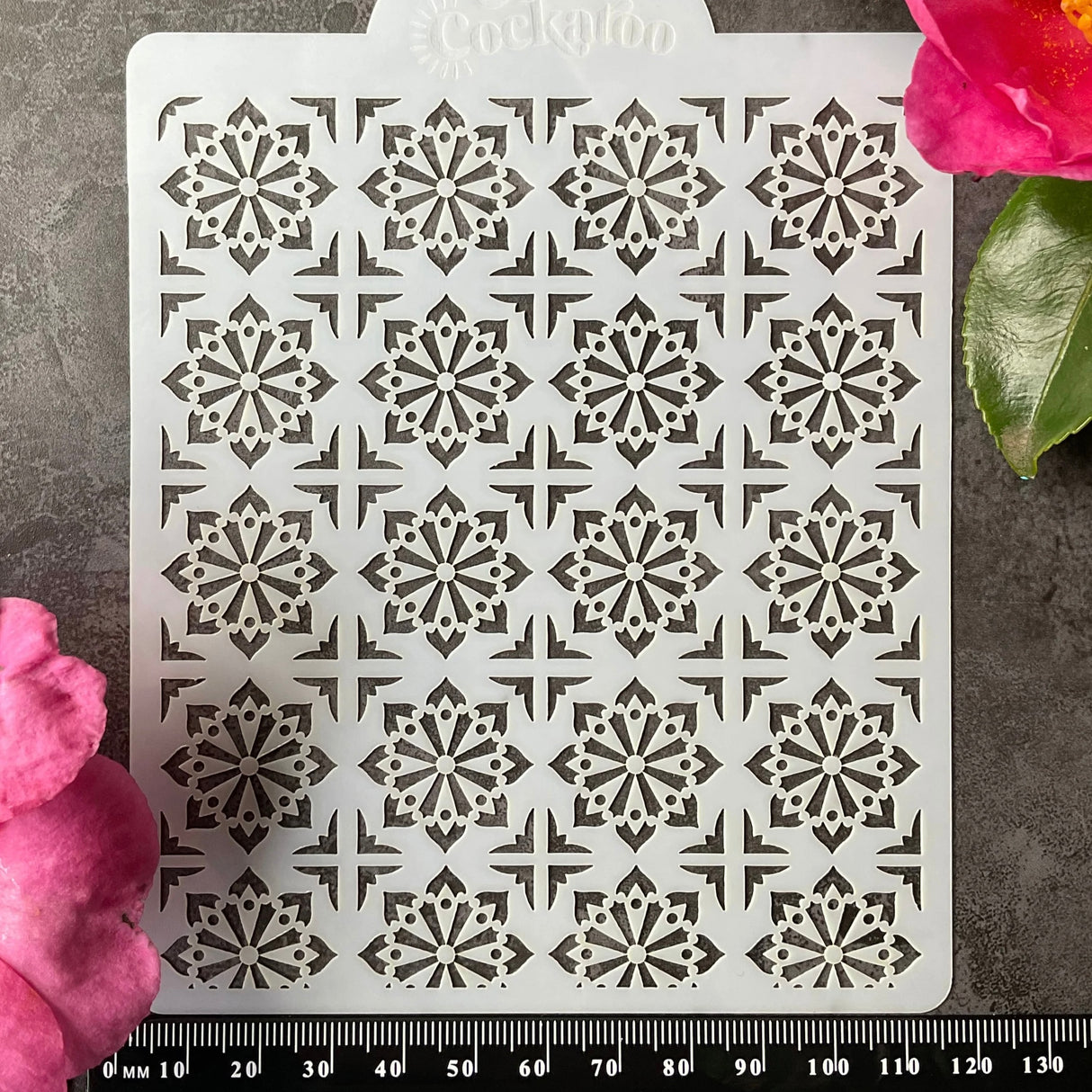 Boho Mandala Sun Tiles Stencil (ST009)