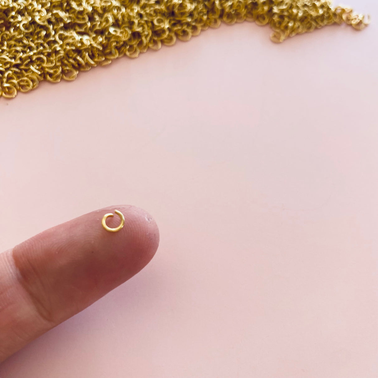 4mm Jump Rings - Gold Plated - Surgical Stainless Steel