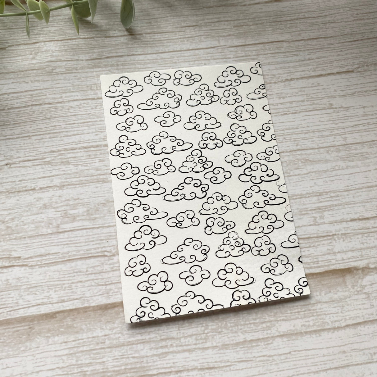 Monochrome Clouds - Water Soluble Transfer