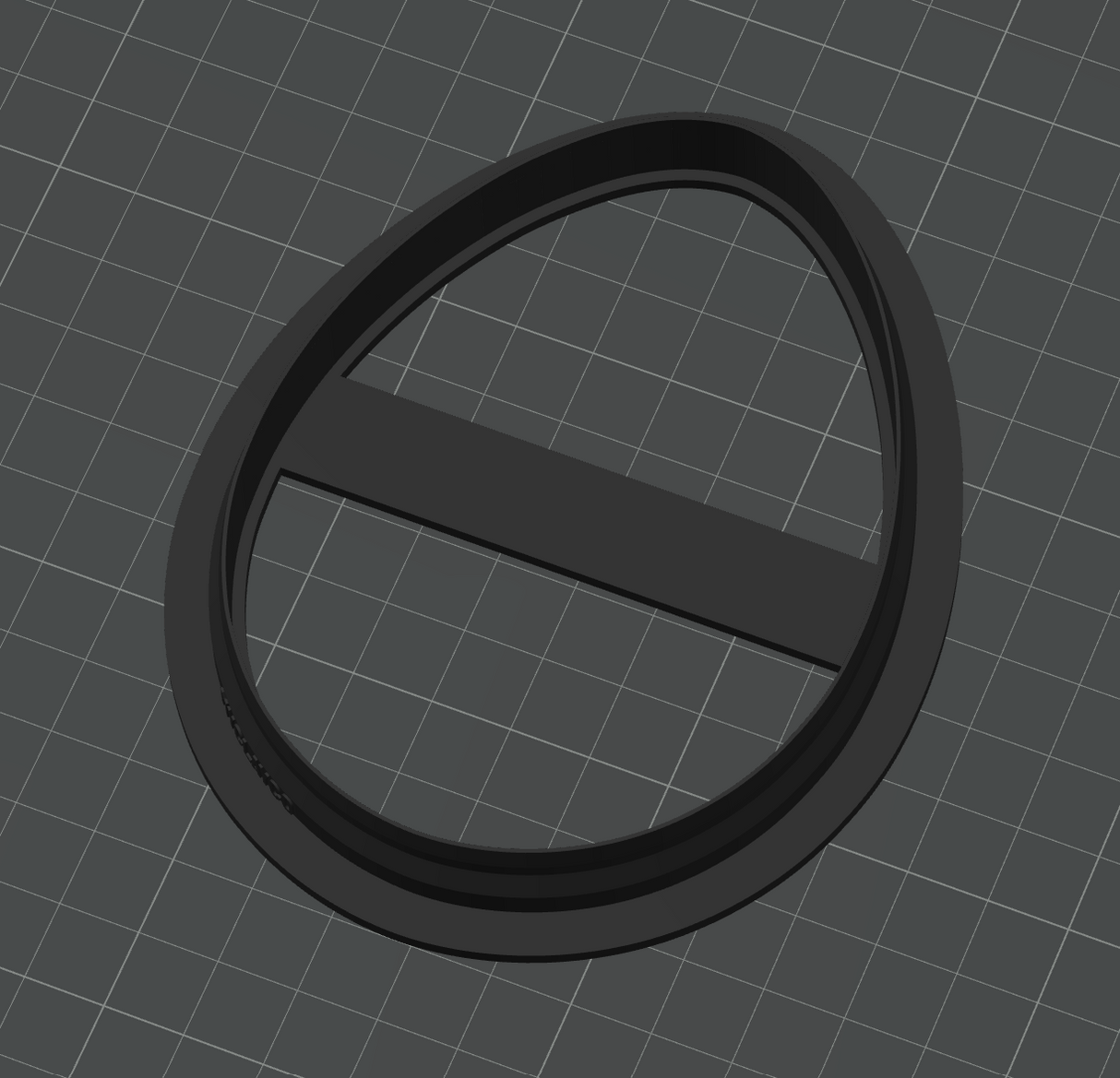 Easter Egg 100mm Decor Cutter STL - digital download