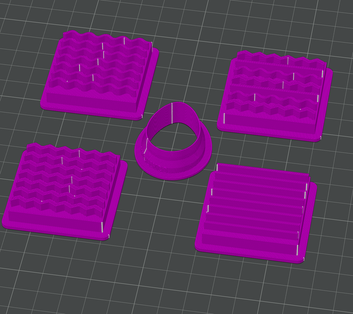 Easter Egg Stamp Set + 30mm Cutter STL - digital download