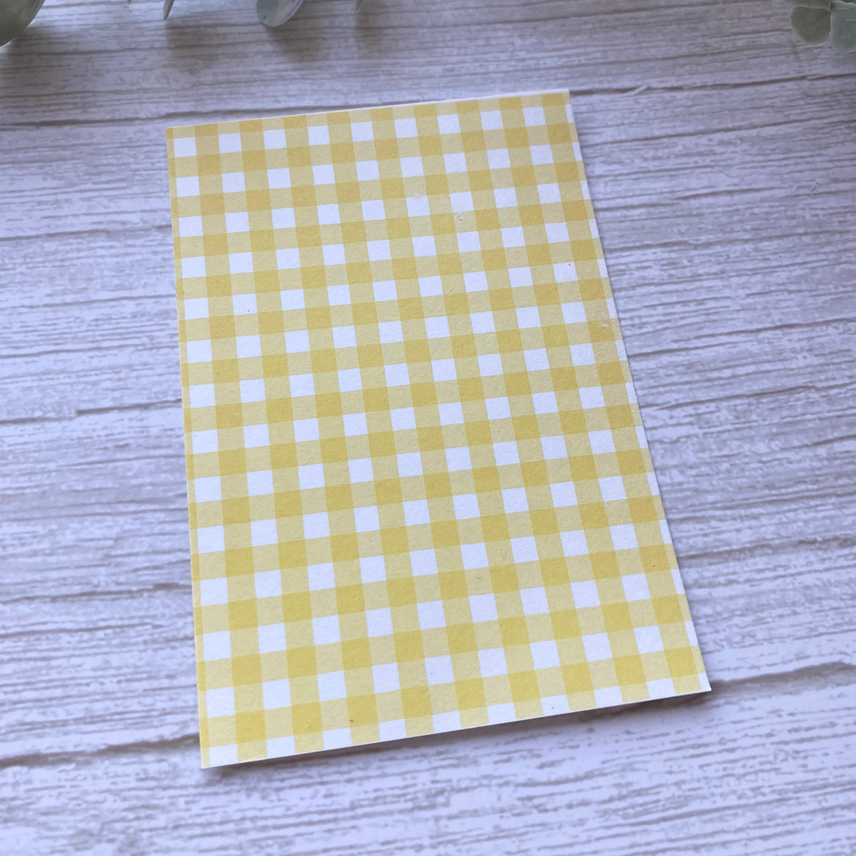 Gingham - Water Soluble Transfer
