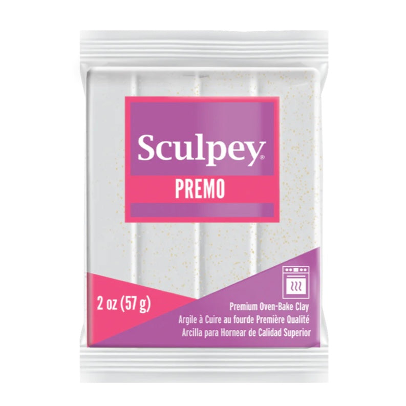 Sculpey Premo - White Gold Glitter