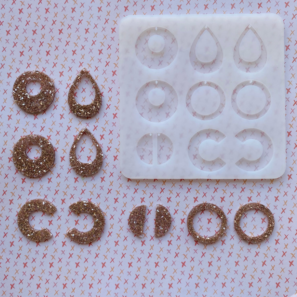 Dangle Earrings Essentials Resin Mould