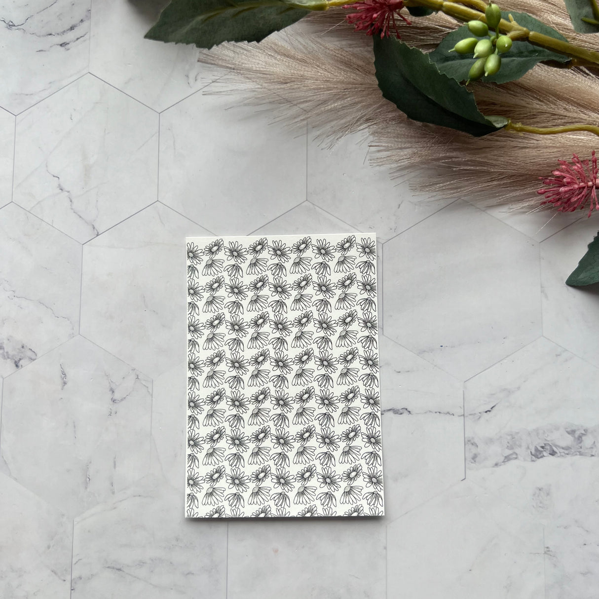 Floating Daisy - Water Soluble Transfer