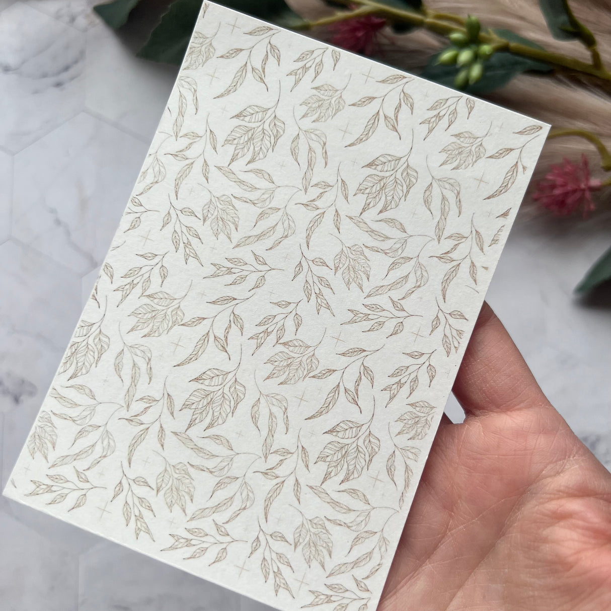 Eucalyptus Leaves - Water Soluble Transfer