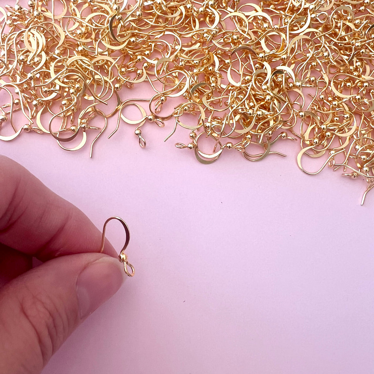 Boho Hooks - Gold Plated Stainless Steel - Vertical Loop