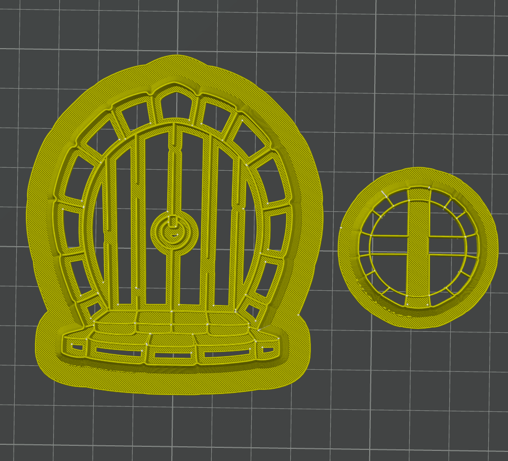Fairy Door and Window Cutter Set STL - digital download