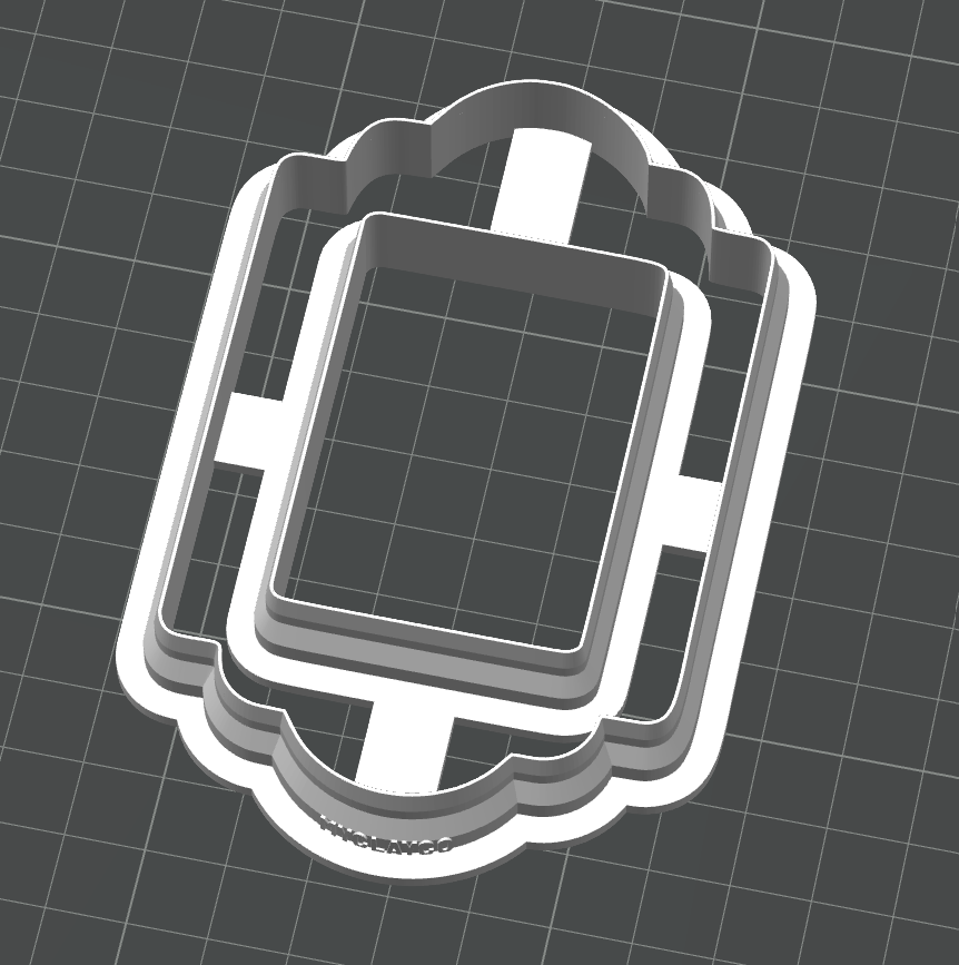 Parlour Fridge Frames Cutter Set STL - digital download