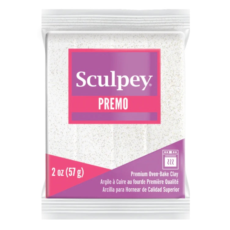 Sculpey Premo - Frost White Glitter
