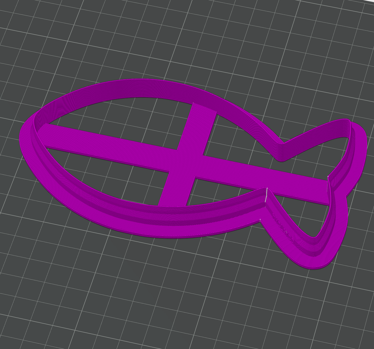 Here Fishy Fishy Cutter STL - digital download