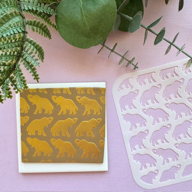 Elephant Parade Stencil
