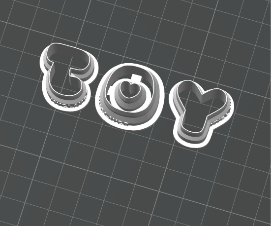 Cute Joy Dangle Cutter Set STL - digital download