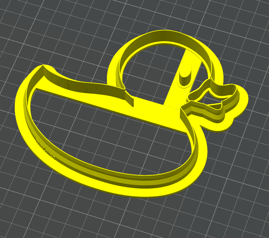 Rubber Ducky Decor Cutter STL - digital download