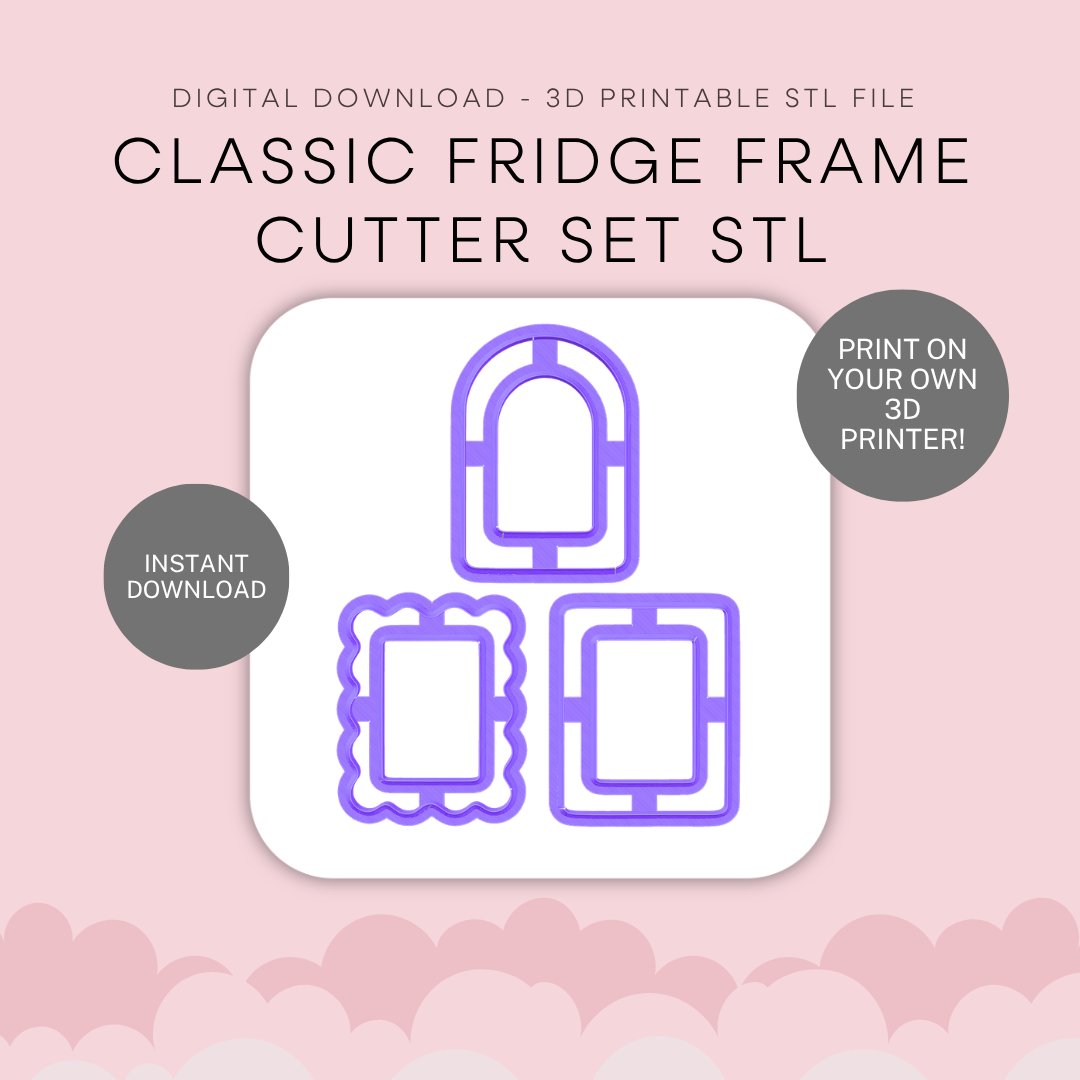 Classic Fridge Frames Cutter Set STL - digital download