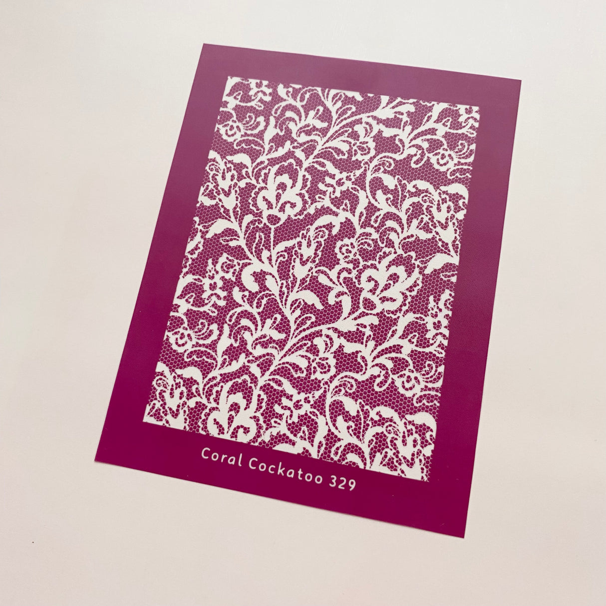 Grandma's Lace Flowers (329) Silk Screen