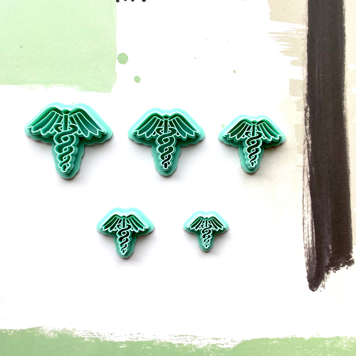 Caduceus Medical Symbol Cutter