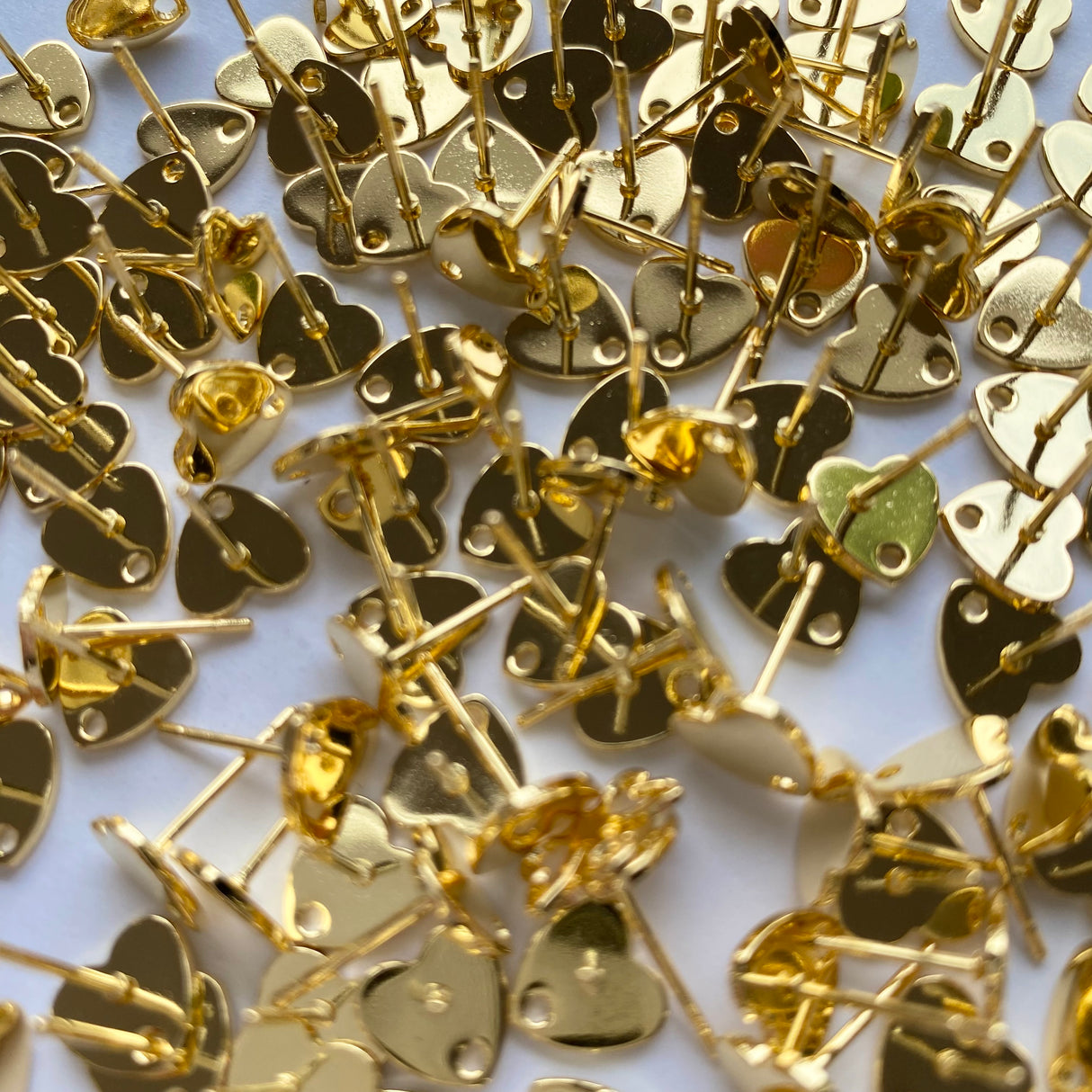 Heart Stud Topper - Gold Plated Stainless Steel