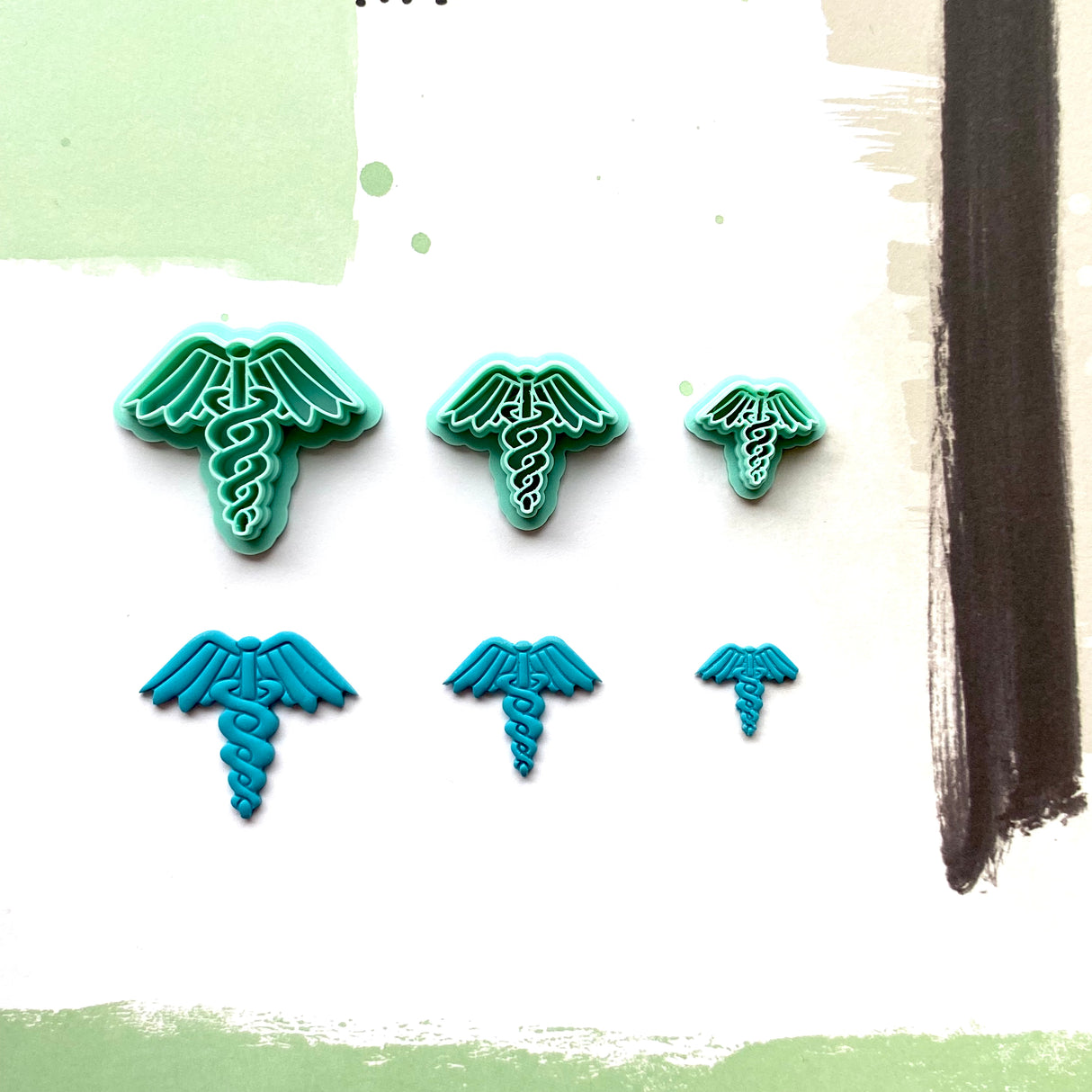Caduceus Medical Symbol Cutter