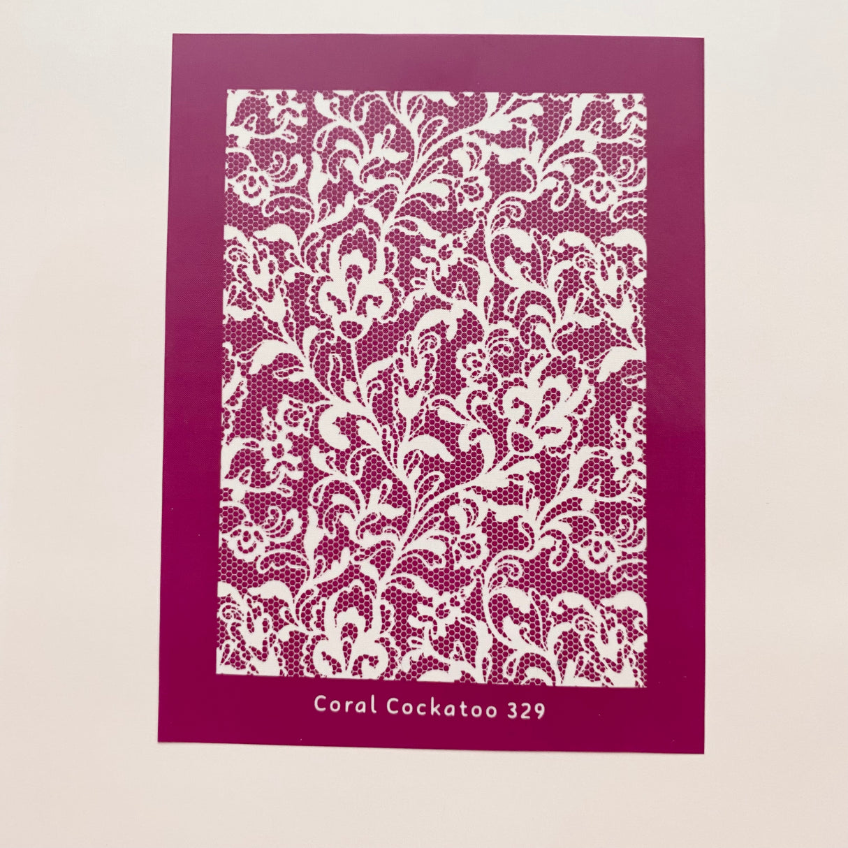 Grandma's Lace Flowers (329) Silk Screen