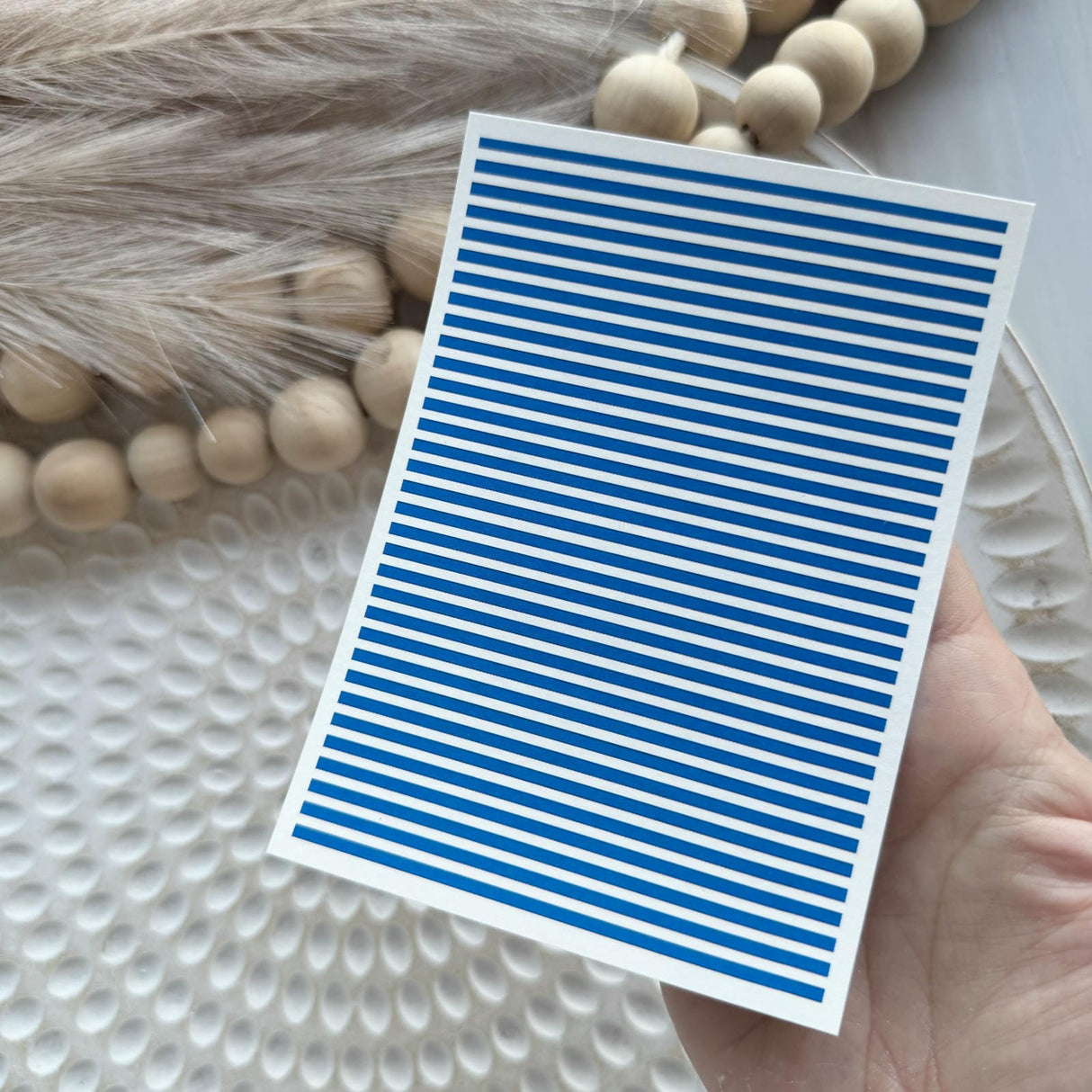 Breton Stripes - Water Soluble Transfer