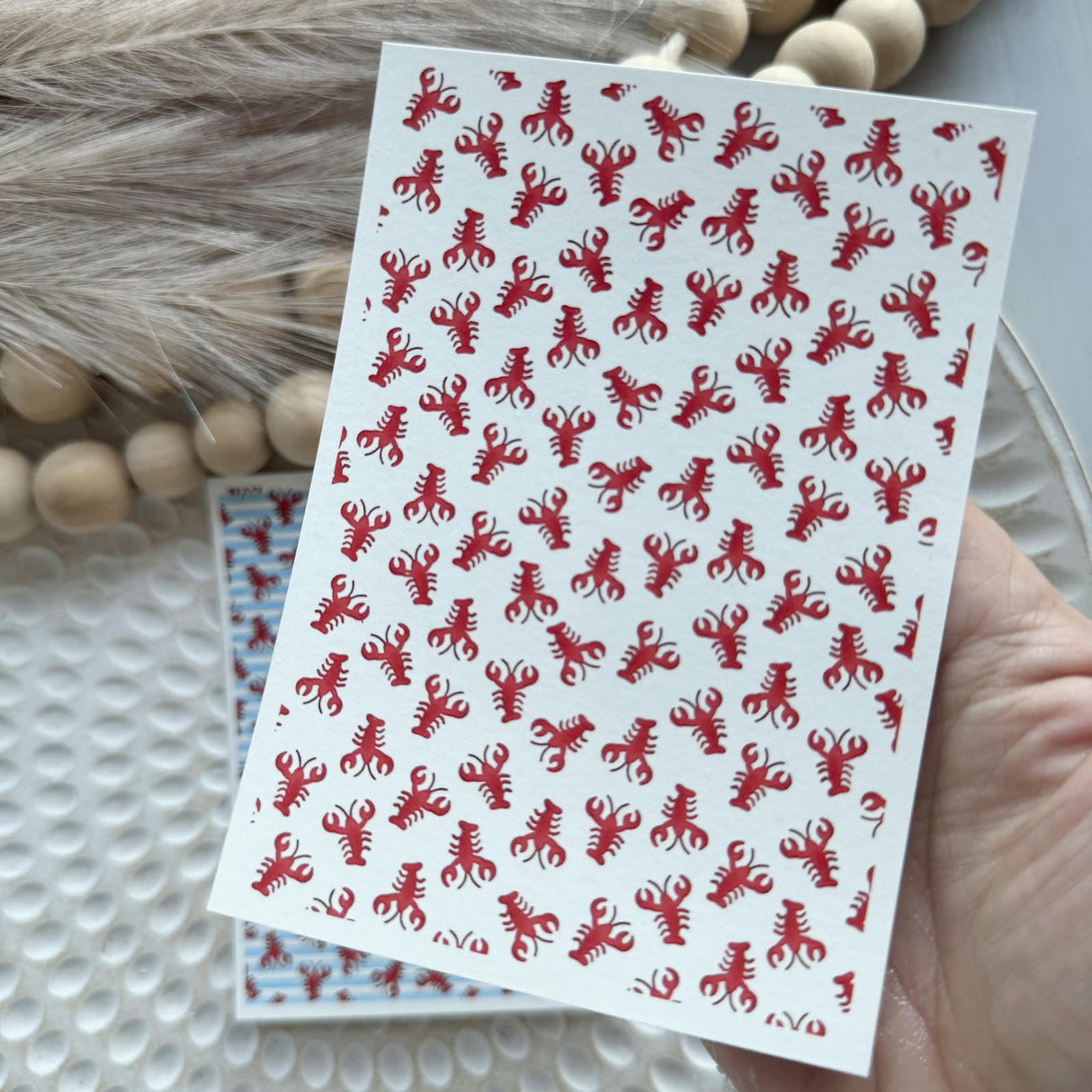 Lobster Walk - Water Soluble Transfer