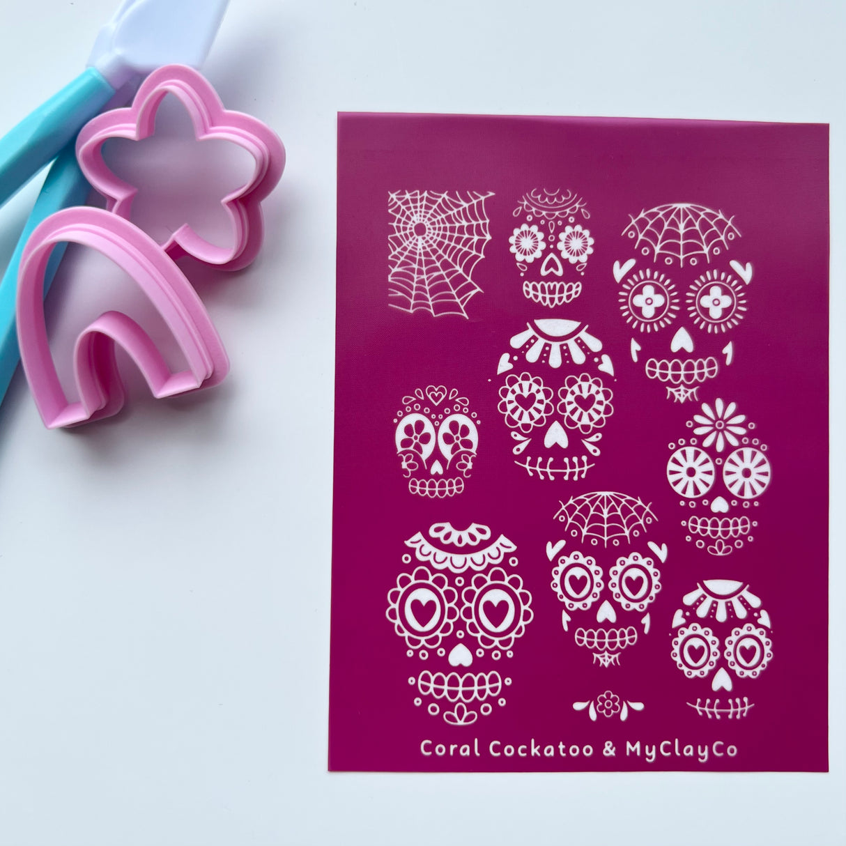 Sugar Skull Silk Screen