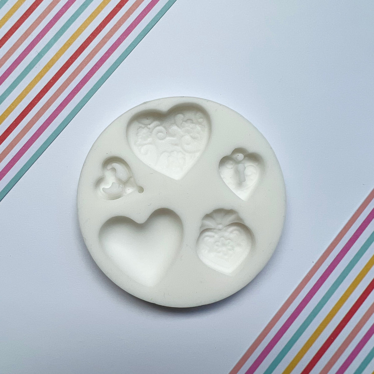 Hearts Silicone Mould