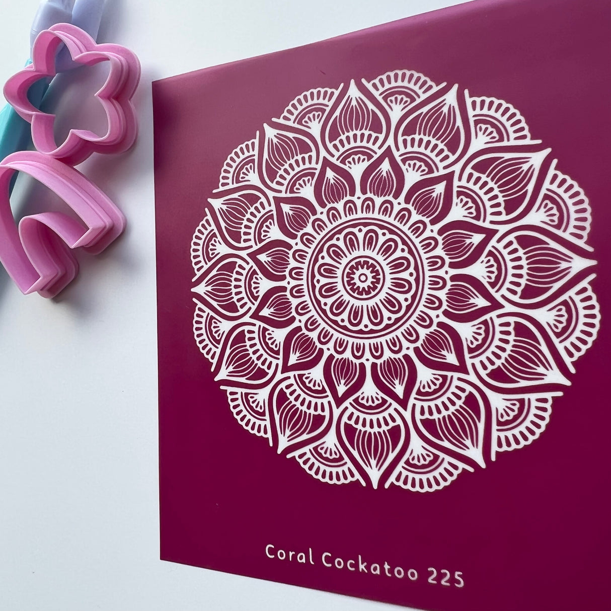 Mandala Trinket Dish Silk Screen