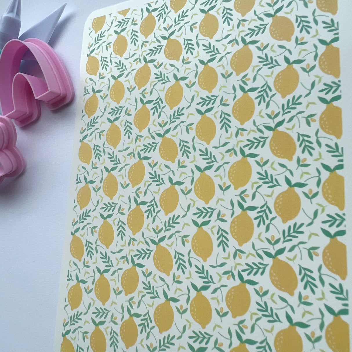 Summer Lemons Waterslide Transfer Decal