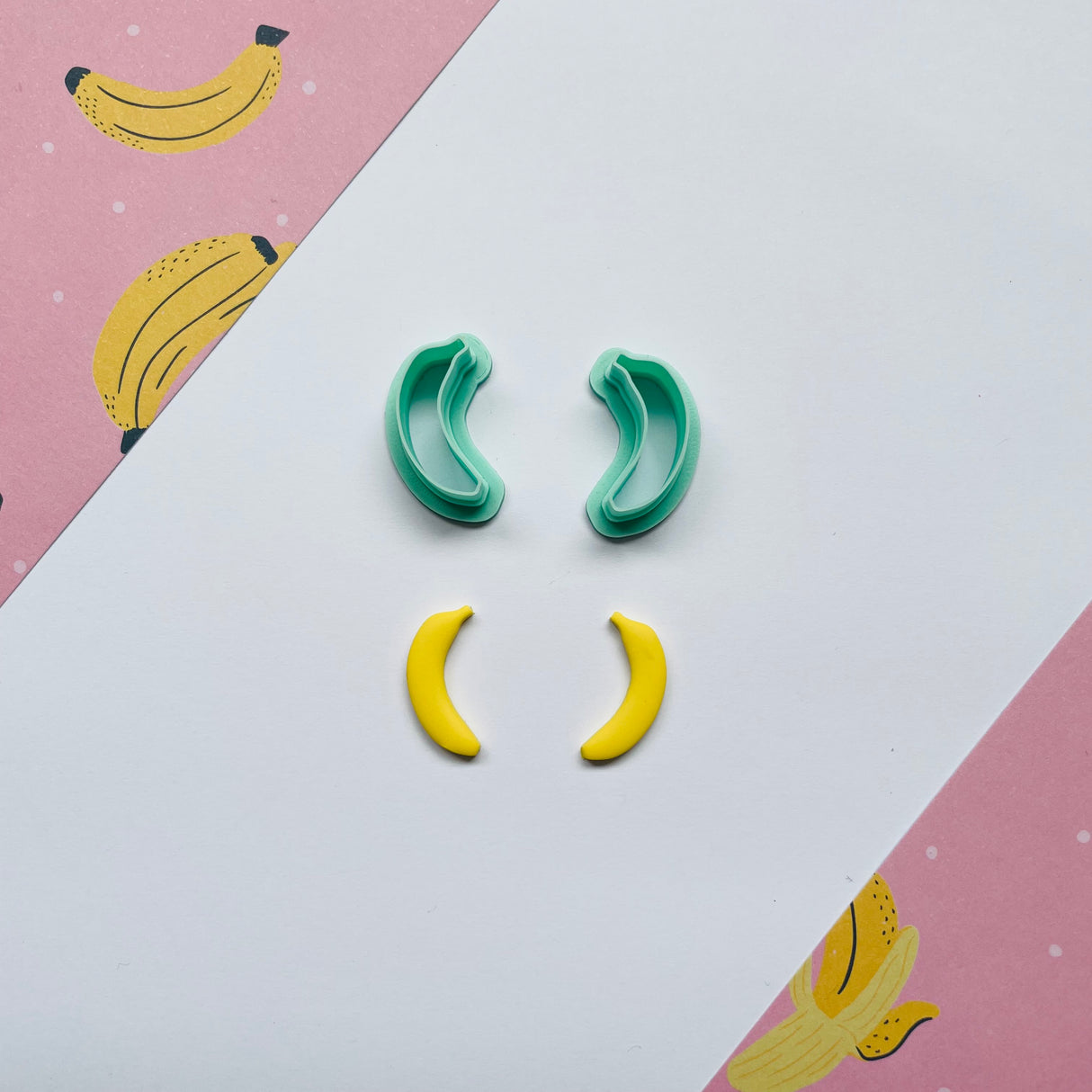 Banana Mirrored Cutter Set