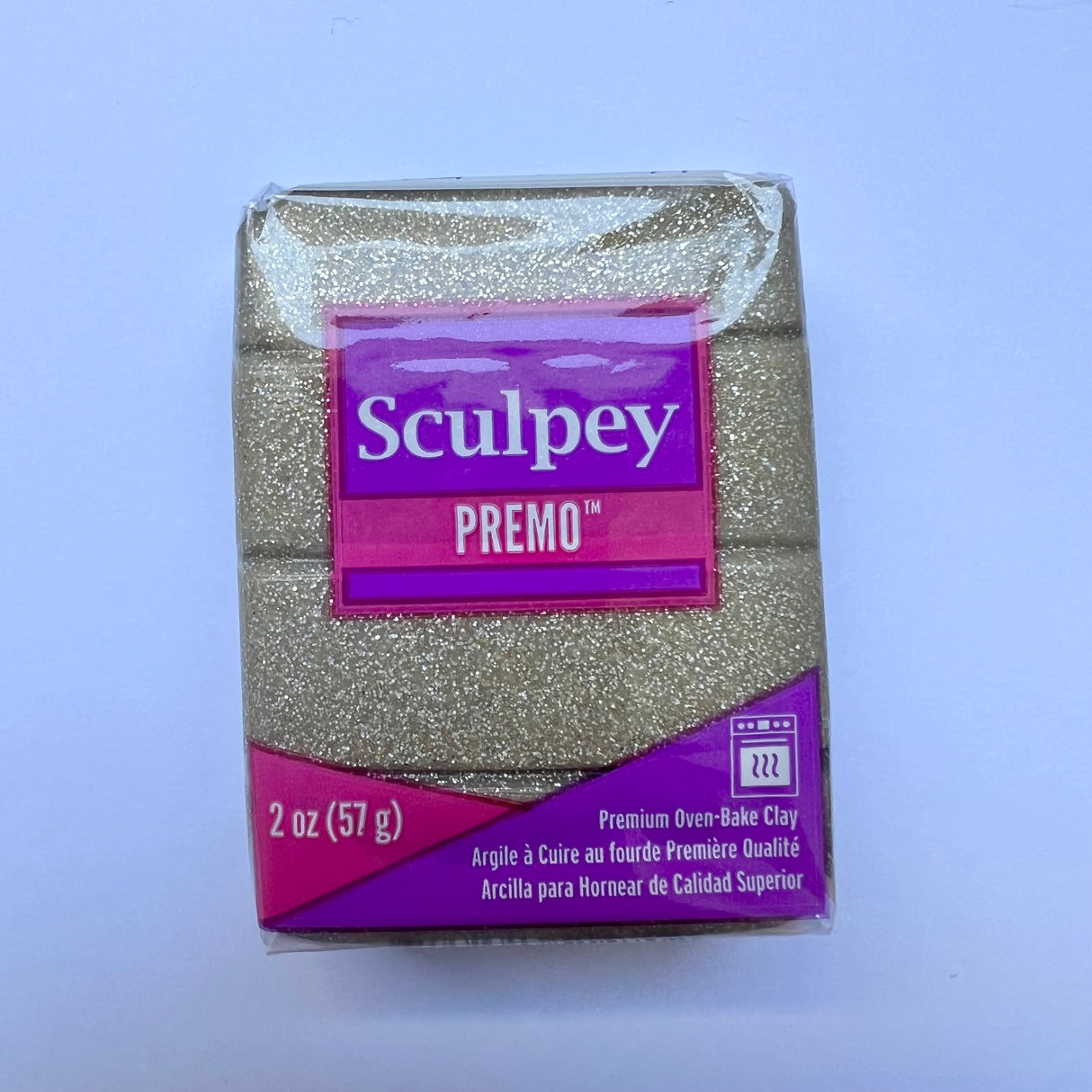 Sculpey Premo - Yellow Gold Glitter