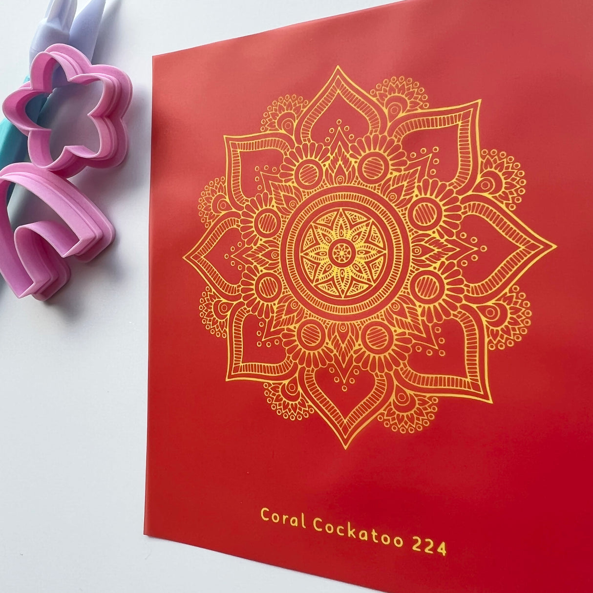 Intricate Mandala Trinket Dish Silk Screen - 224