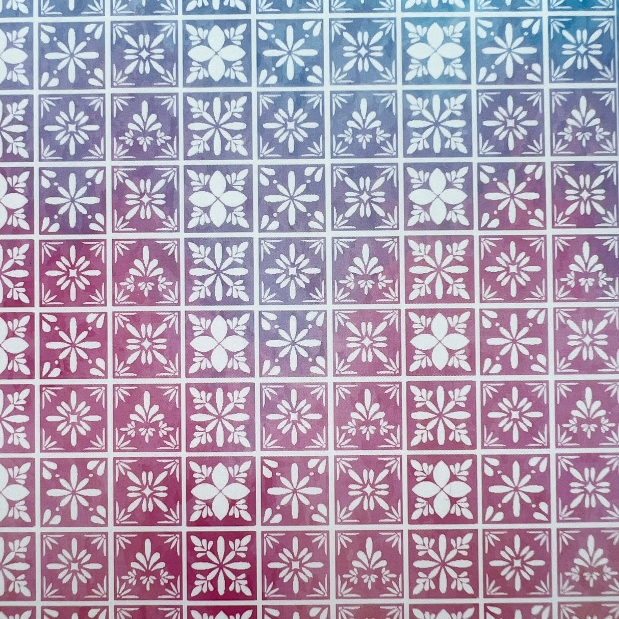 Watercolour Sunset Pink Mini Kitchen Tiles Waterslide Transfer Decal