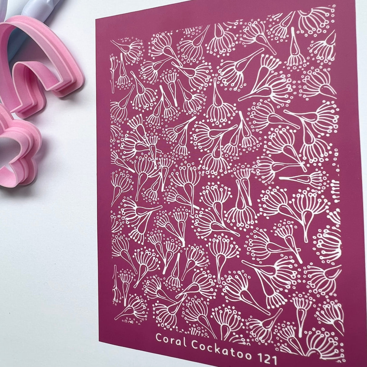 Eucalyptus Blossoms Silk Screen