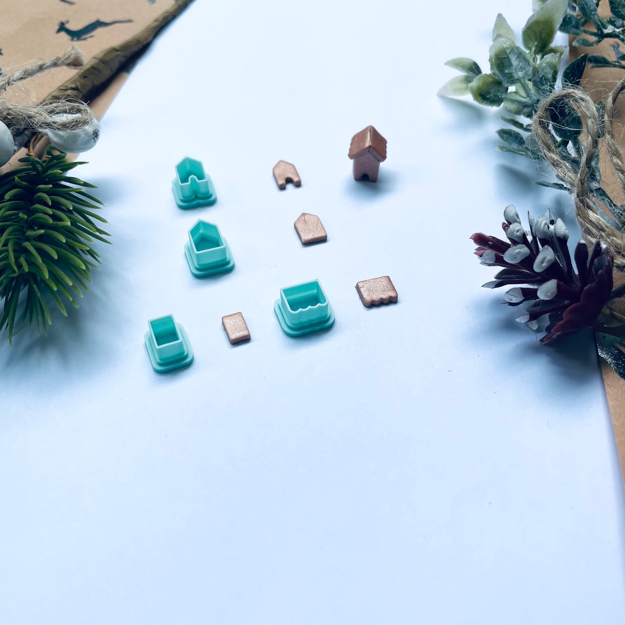 3D Gingerbread House Cutter Set