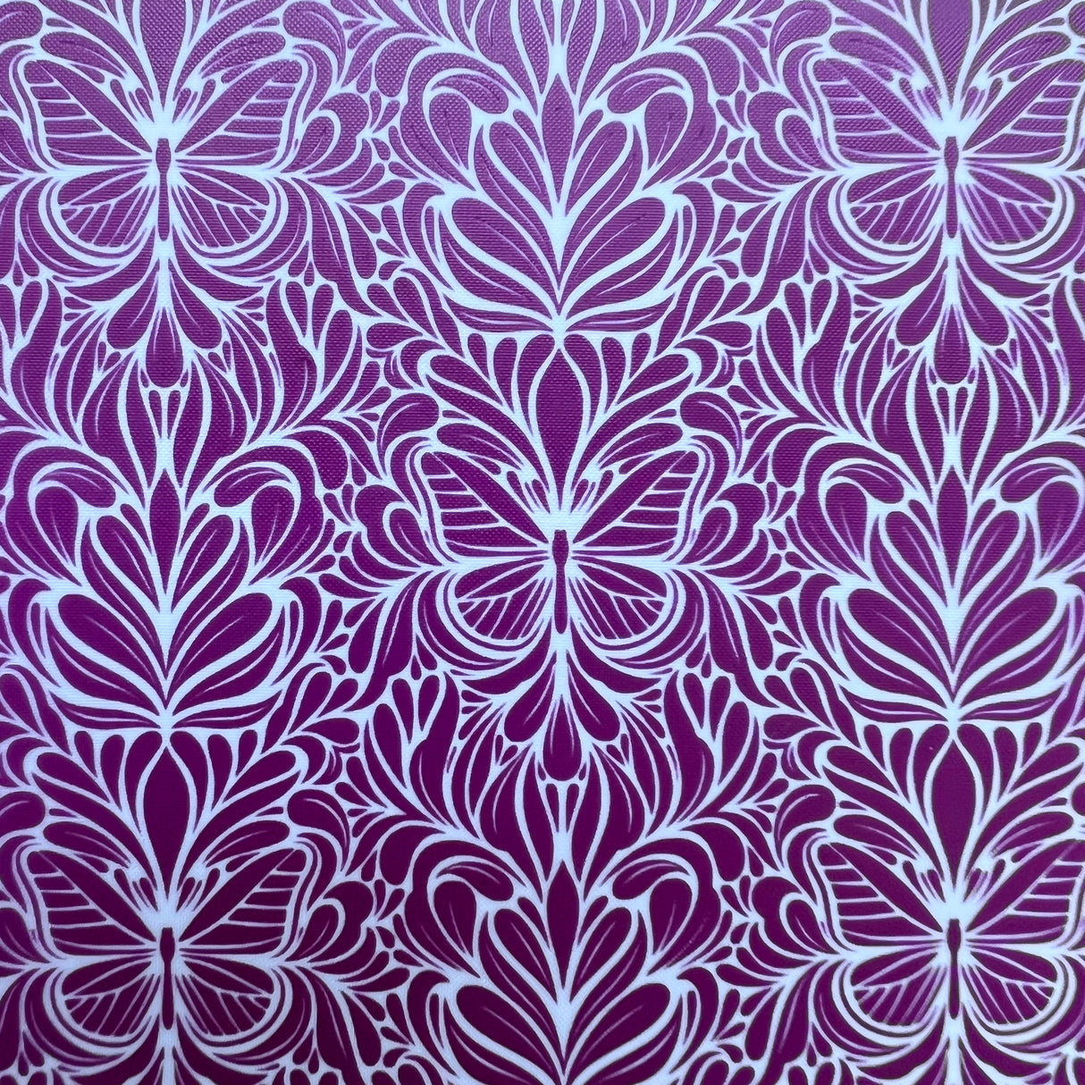 Art Nouveau Butterflies Silk Screen 146