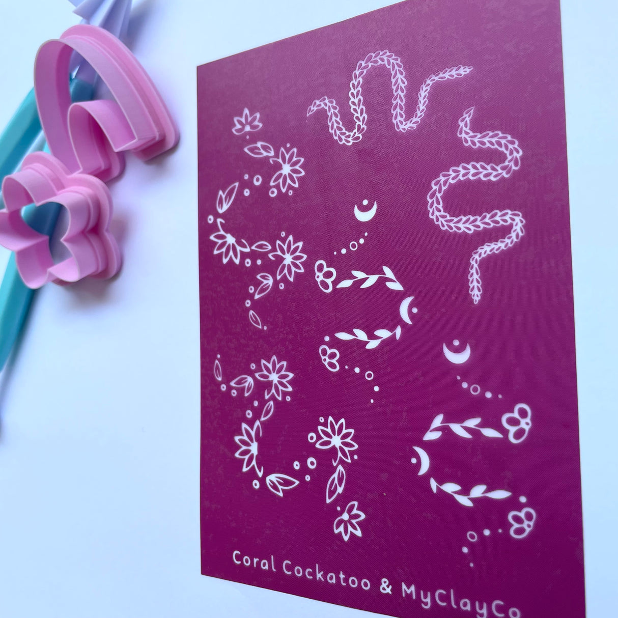 Floral Snake Silk Screen