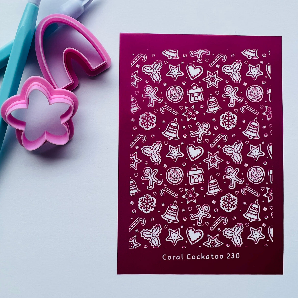 Gingerbread Cookies Silk Screen