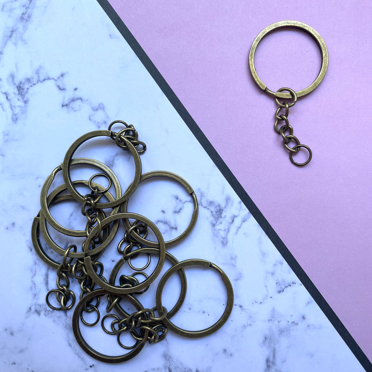 Keyring - Essentials Range - 10 pack