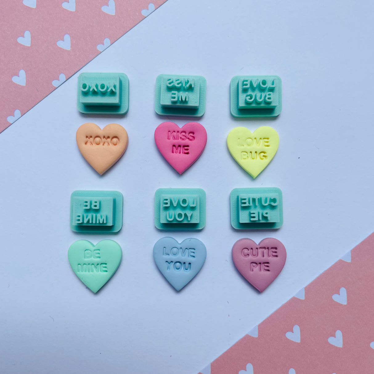 Candy Heart Stud Packs