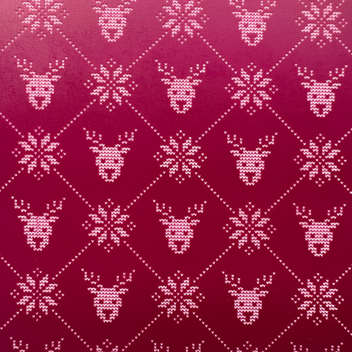 Knitted Reindeers Silk Screen