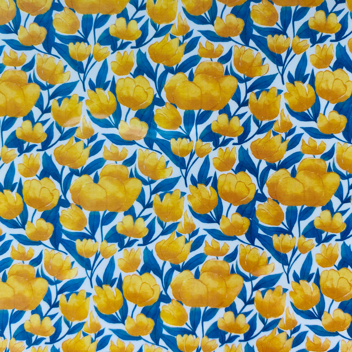 Yellow Meadow Flowers Waterslide Transfer Decal