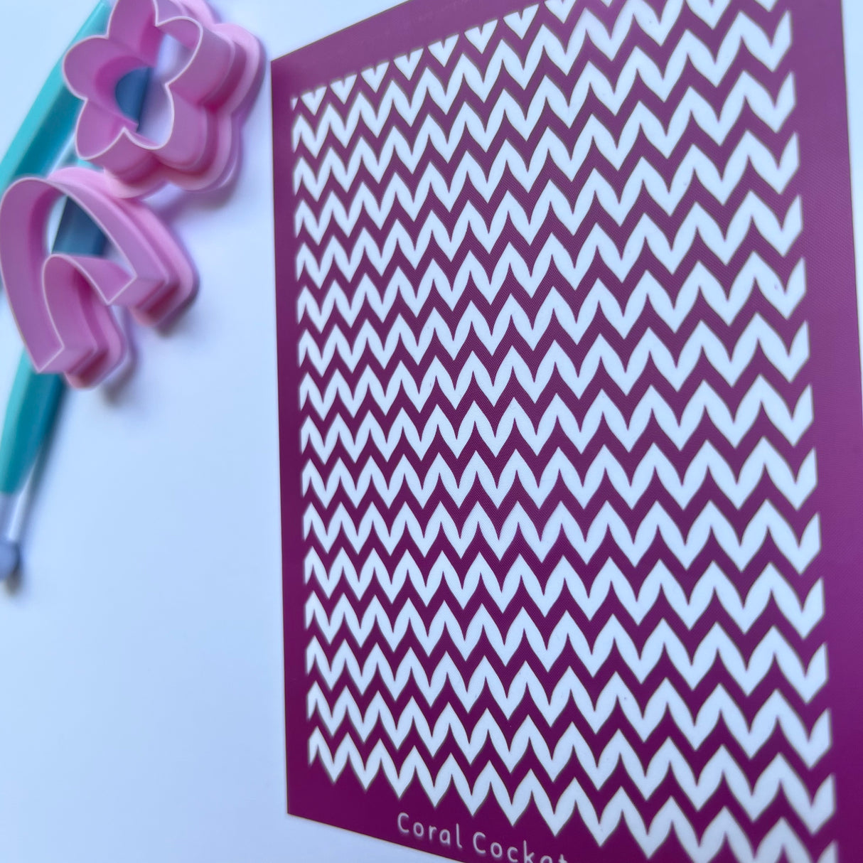 Chevron Zig Zags Silk Screen
