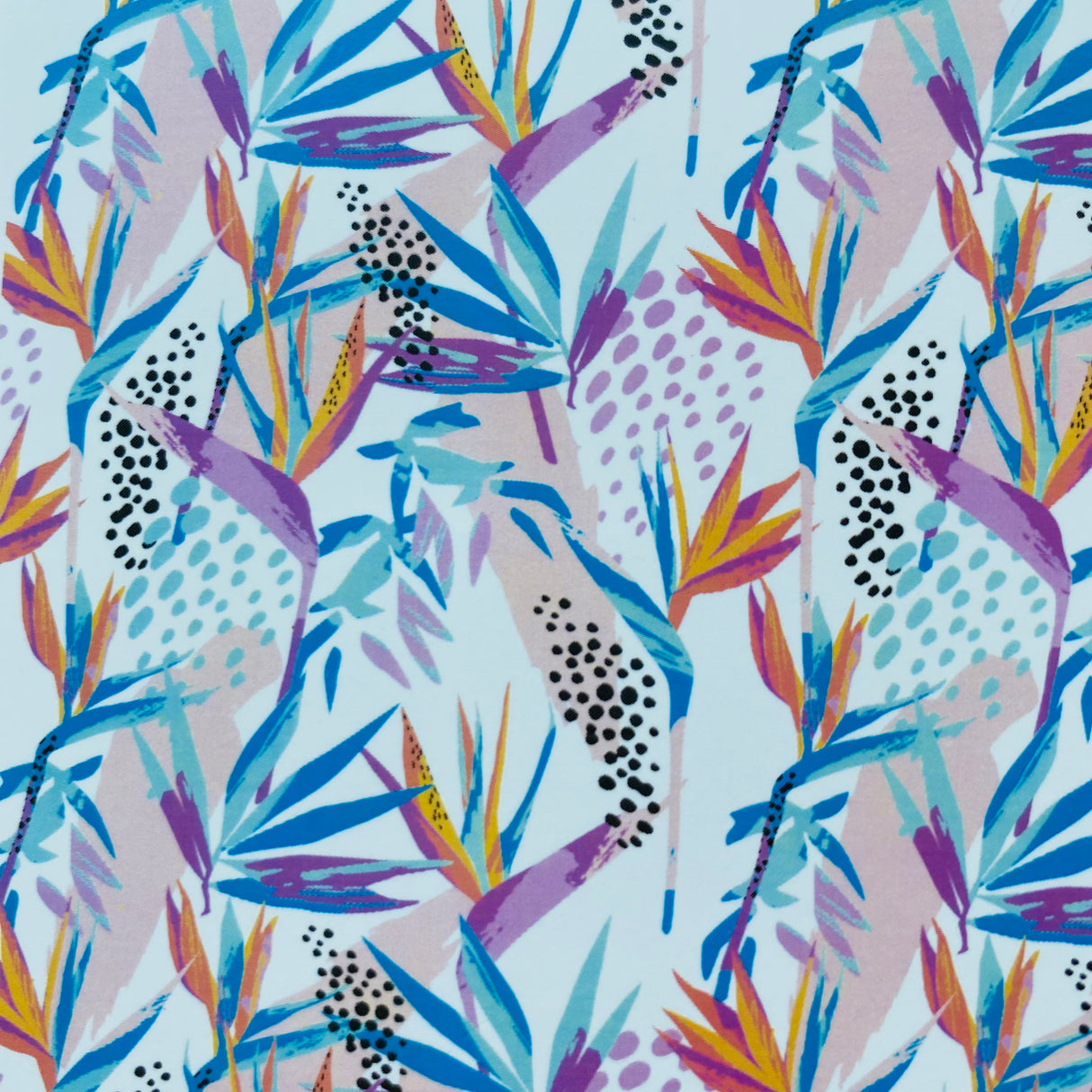 Watercolour Boho Birds of Paradise Waterslide Transfer Decal