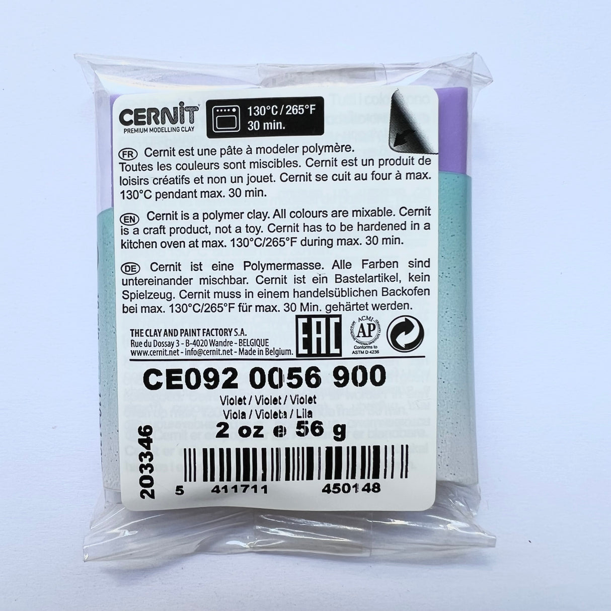 Cernit Translucent - Violet Purple