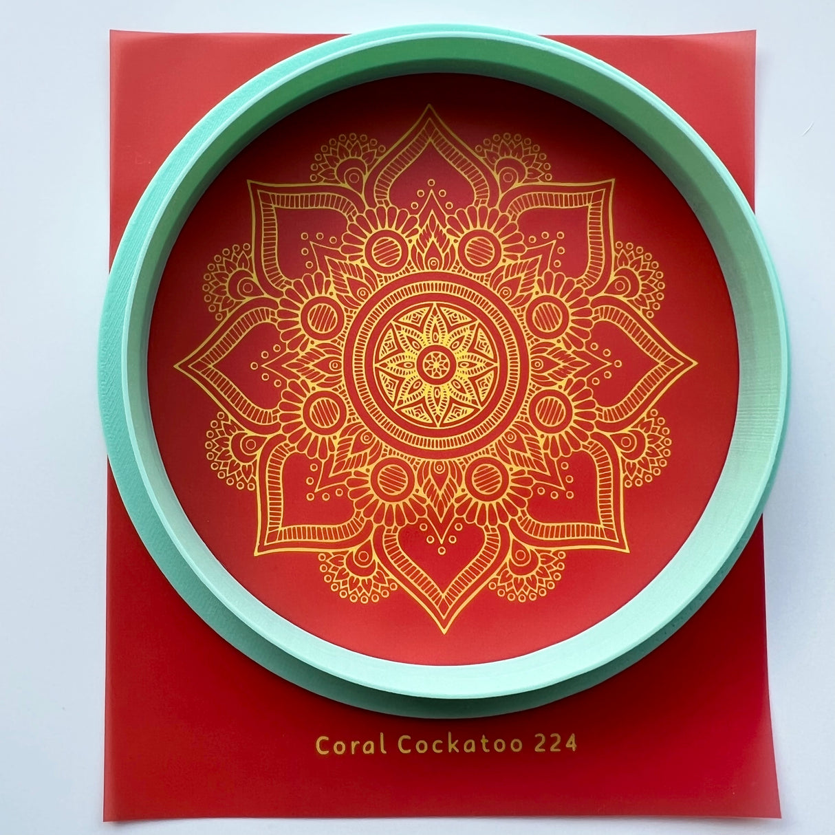 Intricate Mandala Trinket Dish Silk Screen - 224
